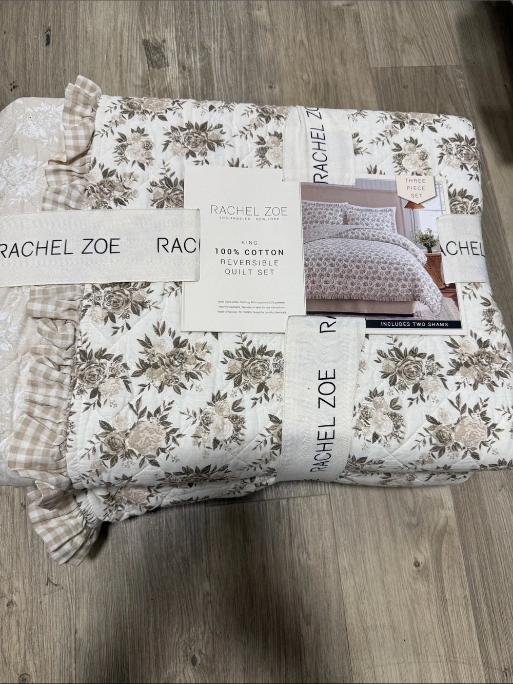 Rachel Zoe Floral Reversible Quilt Set
